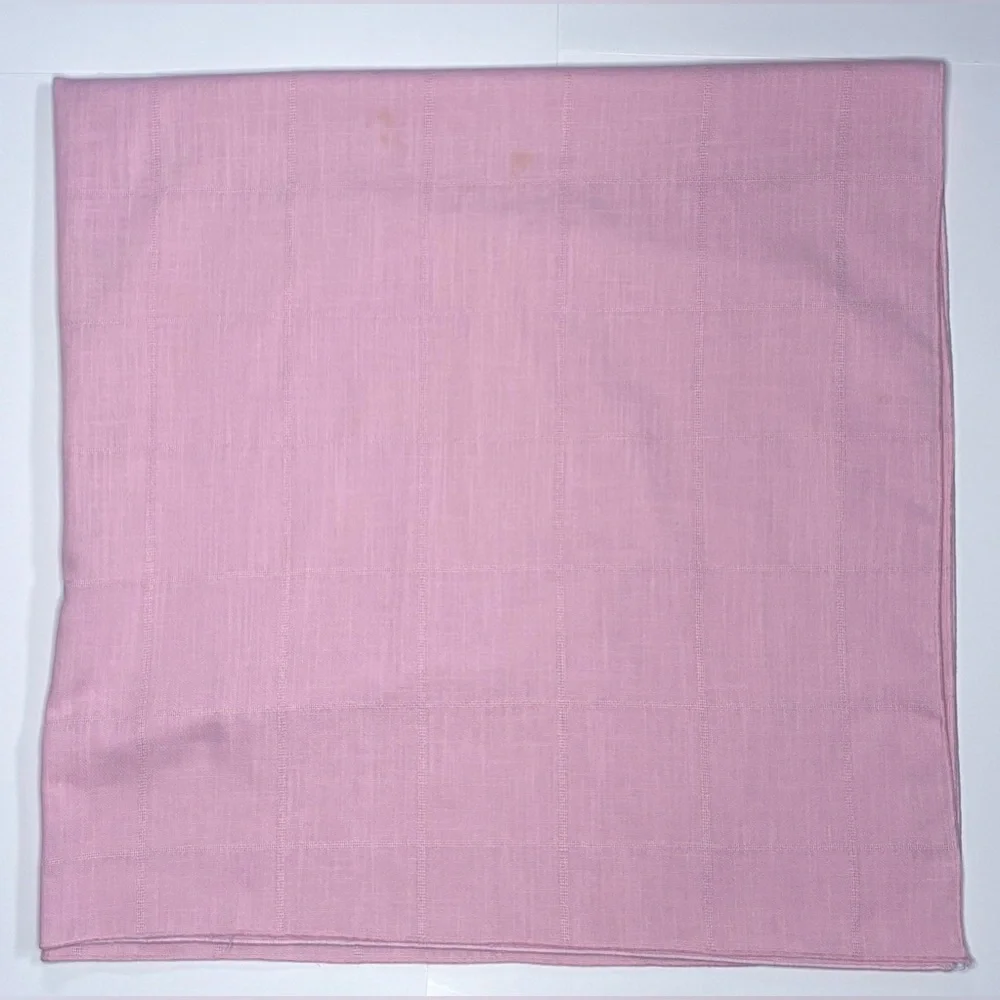 Vera Neumann Light Pink Pointelle Square Tablecloth Granny Cottage Core READ